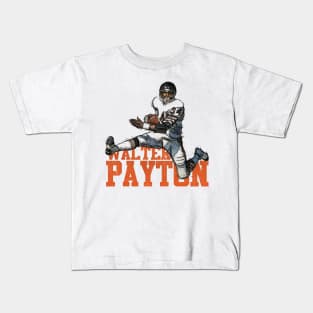 Walter Payton Chicago Legendary Running Back Kids T-Shirt